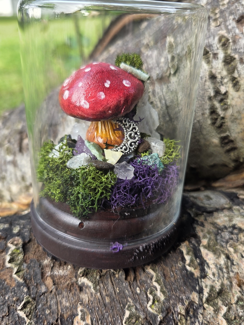Handmade Mushroom Fairy Decor